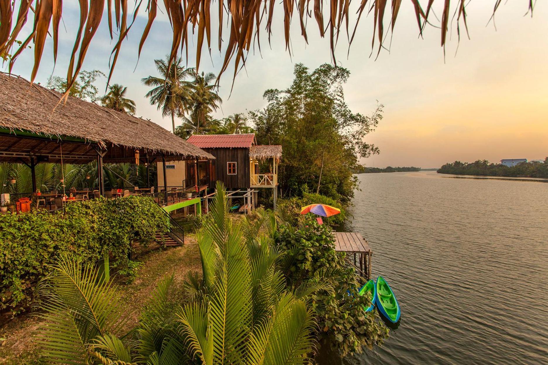 Green Mango Bungalows Кампот Экстерьер фото